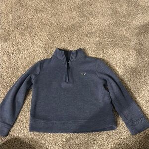 Blue Quarter-Zip Pullover - vineyard vines